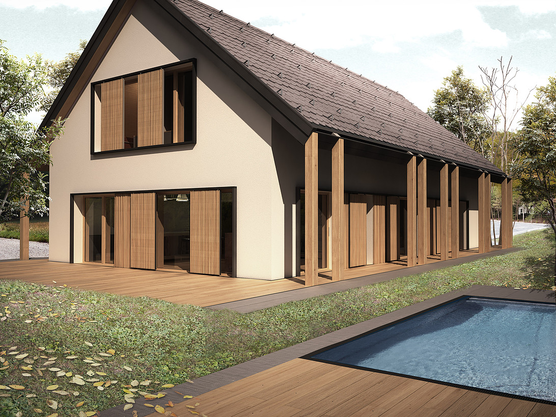 Novogradnja, moderna stanovansjka hisa Celje